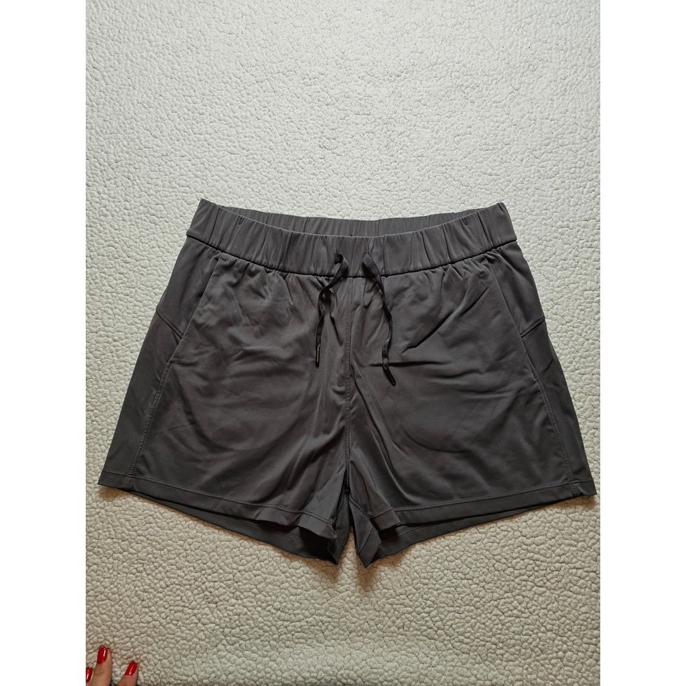 Willit Womens Gray Activewear Athletic Shorts Size M Drawstring Pockets